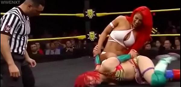  Eva Marie vs Asuka NXT.